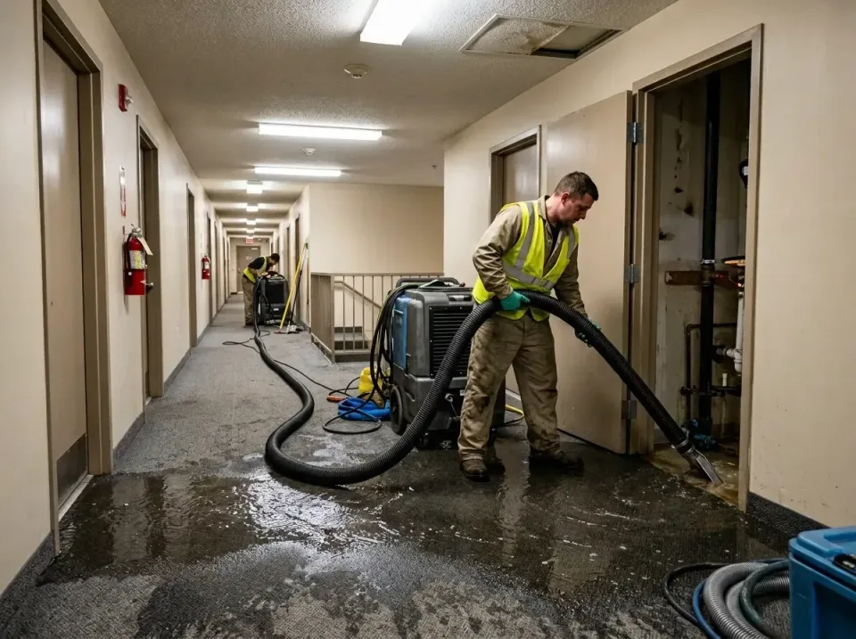 multi-unit-apartment-hallway-f-005 — frequently asked questions, Emergency Burst Pipe Water Extraction & Removal in East Yor…